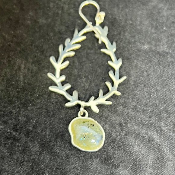 Barse Sterling Silver Genuine Stones Pierced Dangle Earrings (3647) - Picture 5 of 6